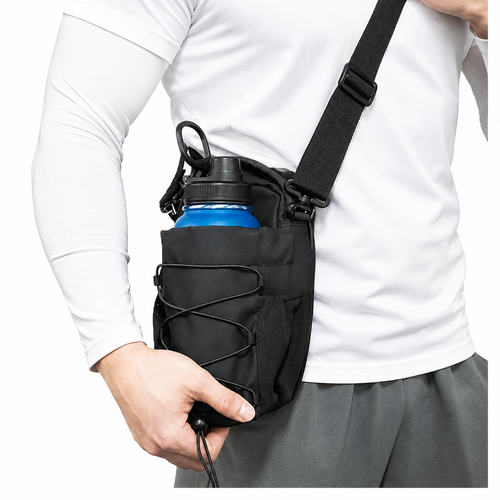 Sac Bandoulière Sport avec Porte-Gourde